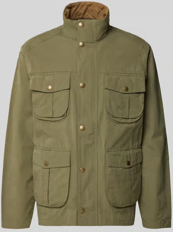 Barbour Regular fit jack van katoenmix model 'SANDERLING'