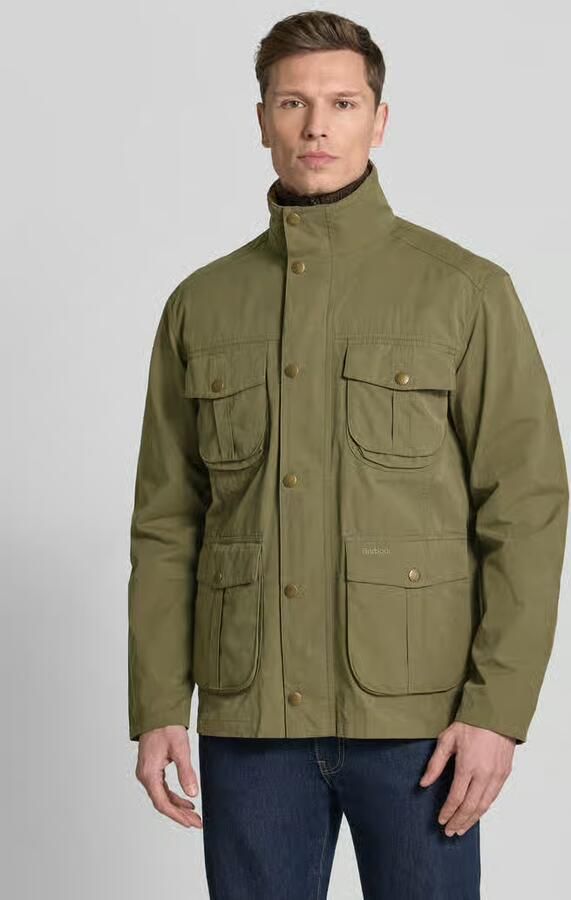 Barbour Regular fit jack van katoenmix model 'SANDERLING' - Foto 3