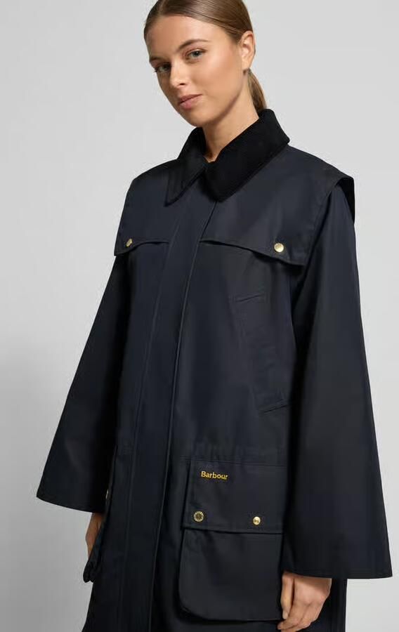 Barbour Regular fit lange parka van katoenmix - Foto 2