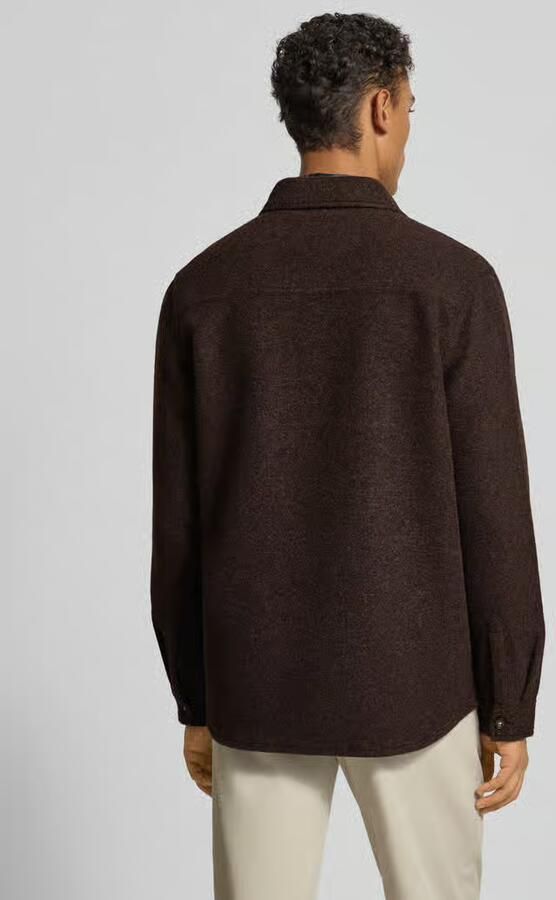 Barbour Regular fit overhemdjack met wol model 'MARLOW'