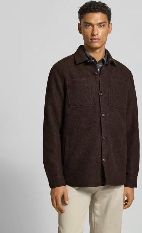 Barbour Regular fit overhemdjack met wol model 'MARLOW' - Foto 2