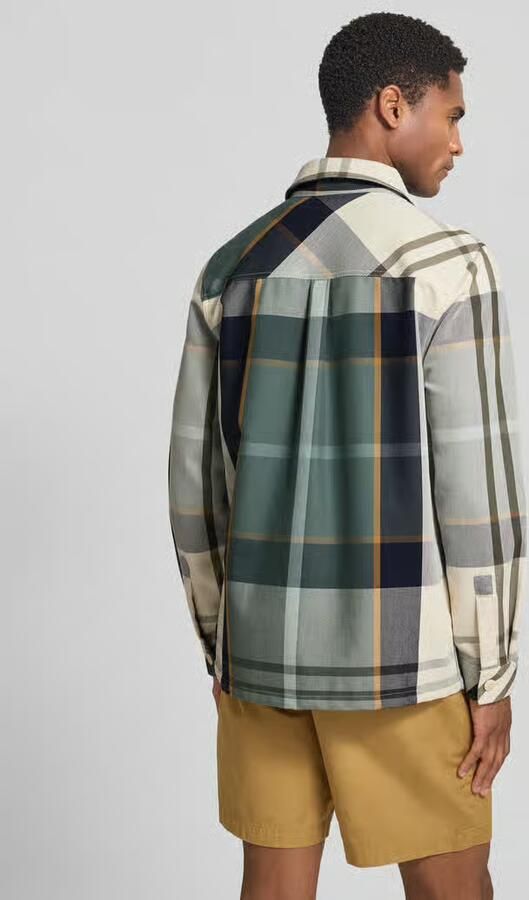 Barbour regular fit overhemdjack van puur katoen model 'ETTRICK' - Foto 3