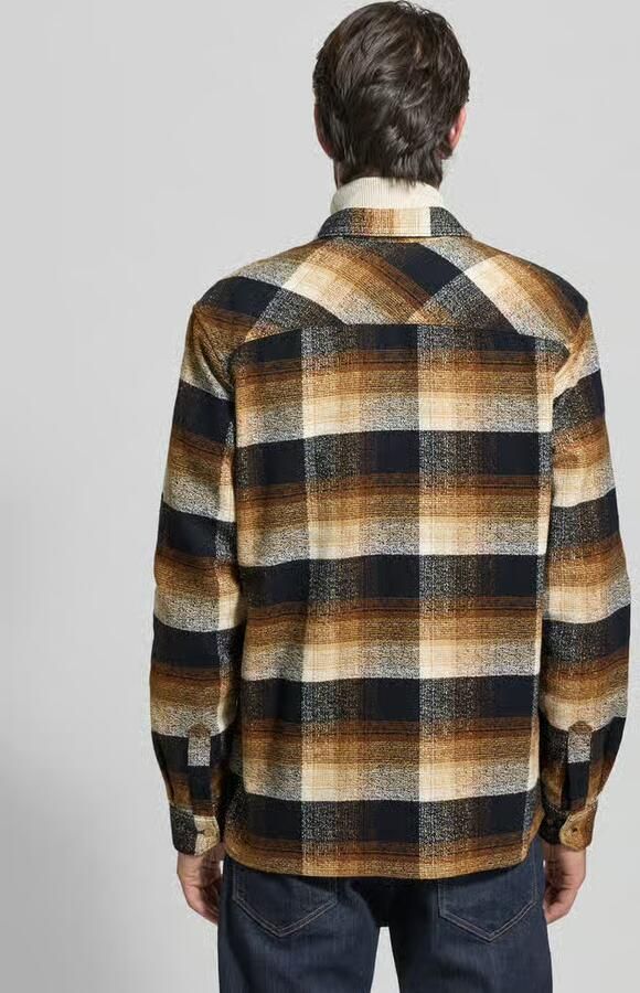 Barbour Regular fit overhemdjack van puur katoen model 'WOODFOOT'