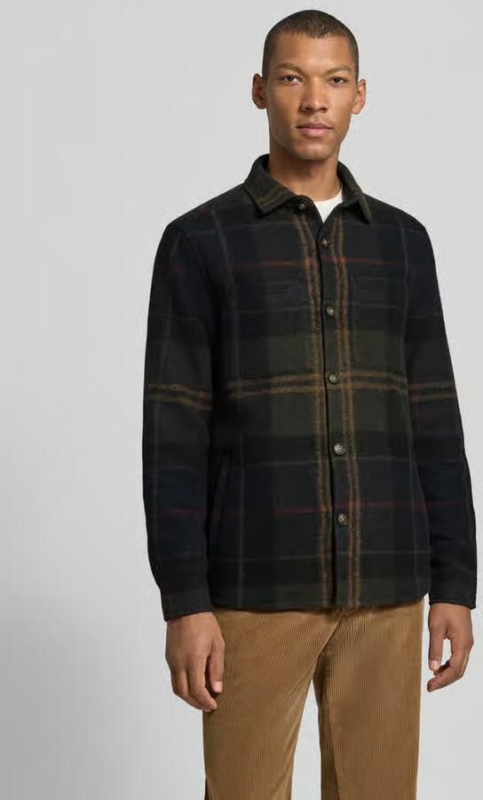 Barbour Onderhemd Overshirt Woodlane Brushed Tartan Groen - Foto 4