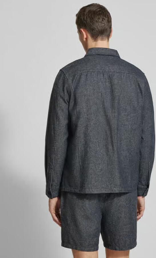 Barbour Regular fit overshirt van mix van katoen en linnen Model 'STILLWATER' - Foto 2