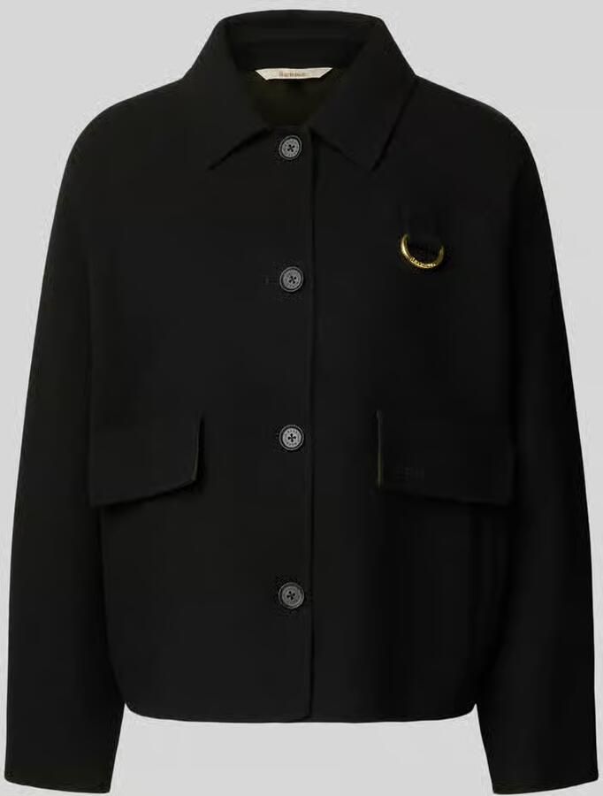 Barbour Regular fit overshirt van wolmix model 'LEONIE' - Foto 2