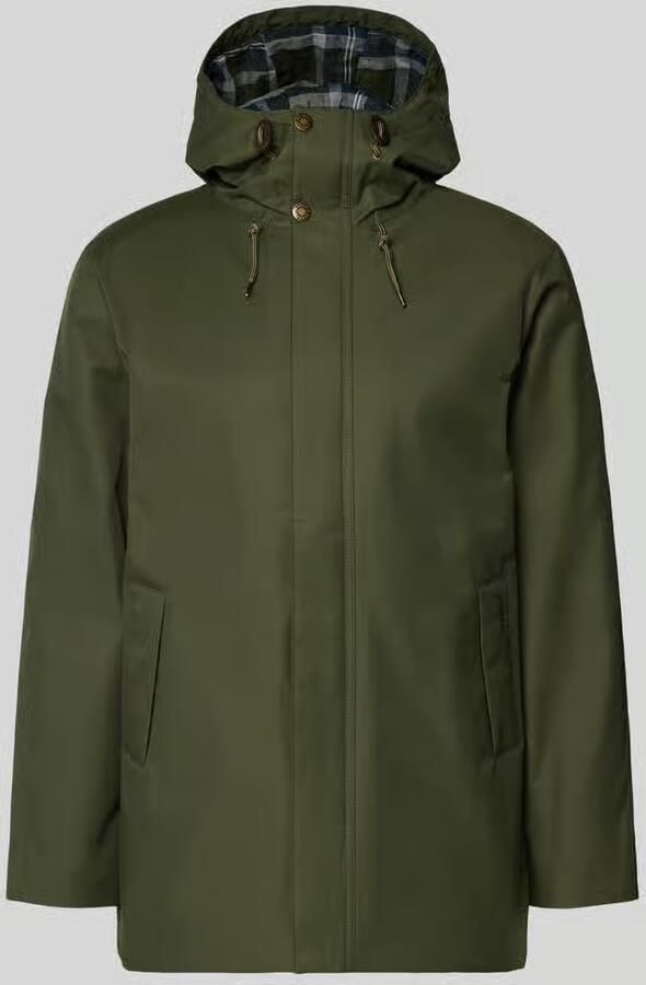 Barbour Regular fit parka van katoenmix