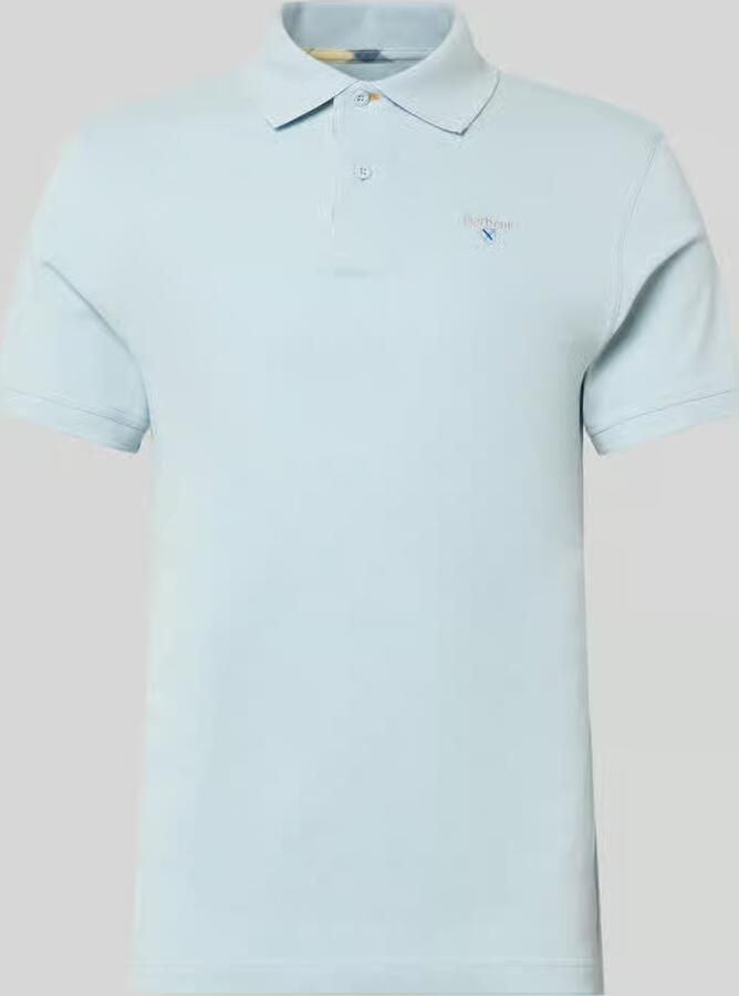Barbour Slim fit poloshirt met labelstitching - Foto 2