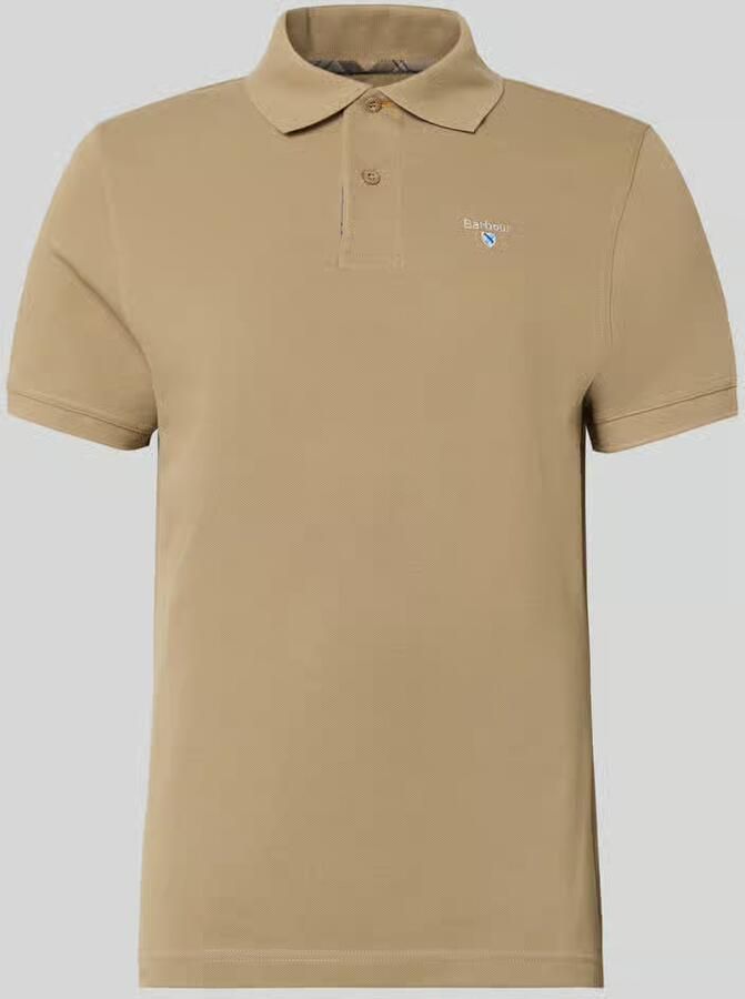 Barbour Regular fit poloshirt van puur katoen