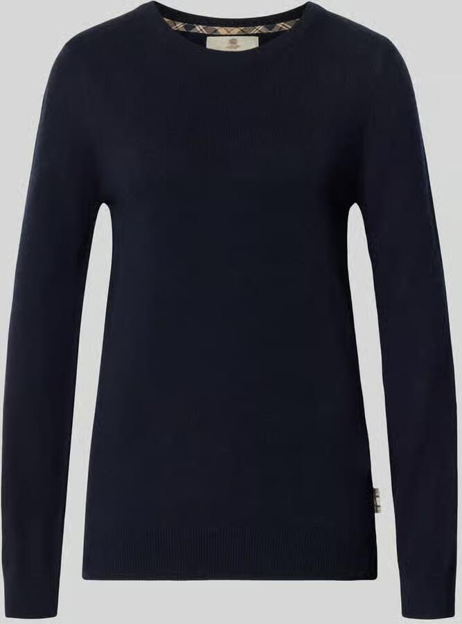 Barbour Regular fit pullover van mix van katoen en wol