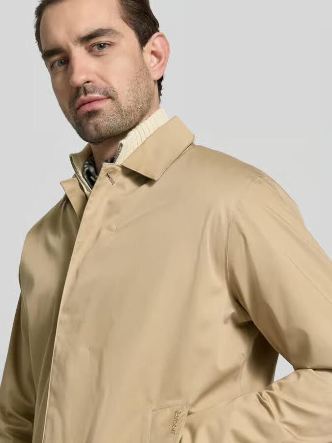 Barbour Regular fit Regenjack met Katoen-Aandeel Model 'ROKIG'
