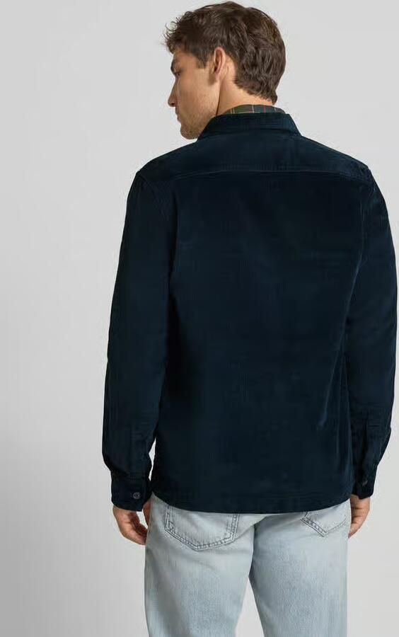 Barbour Blauwe Cord Overshirt Casual Shirt Blue Heren - Foto 5