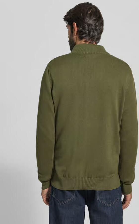 Barbour Regular fit schipperstrui van puur katoen model 'HALF ZIP' - Foto 3