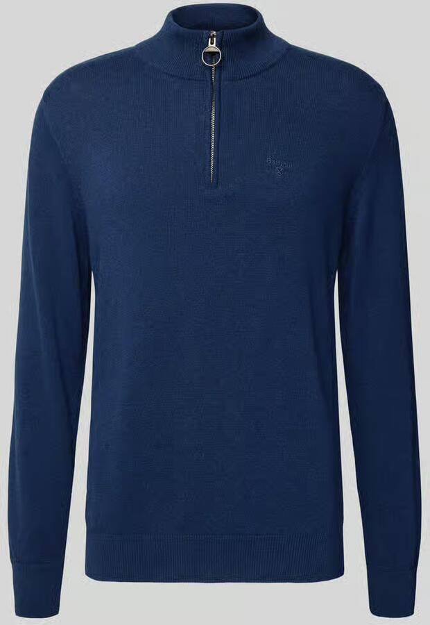 Barbour Regular fit schipperstrui van puur katoen model 'HALF ZIP'