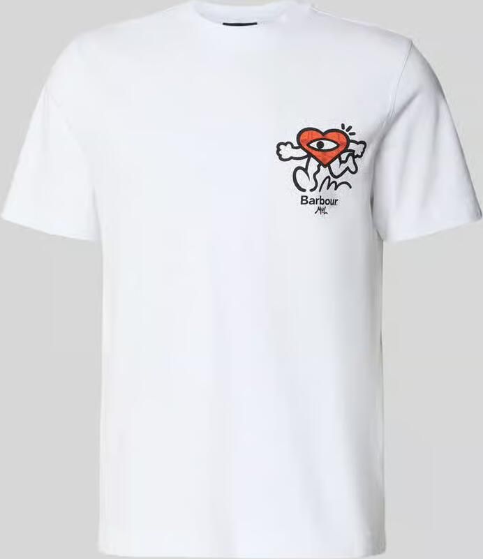 Barbour regular fit T-shirt van puur katoen - Foto 2