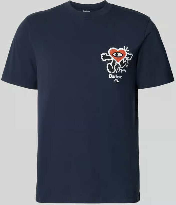 Barbour regular fit T-shirt van puur katoen - Foto 2