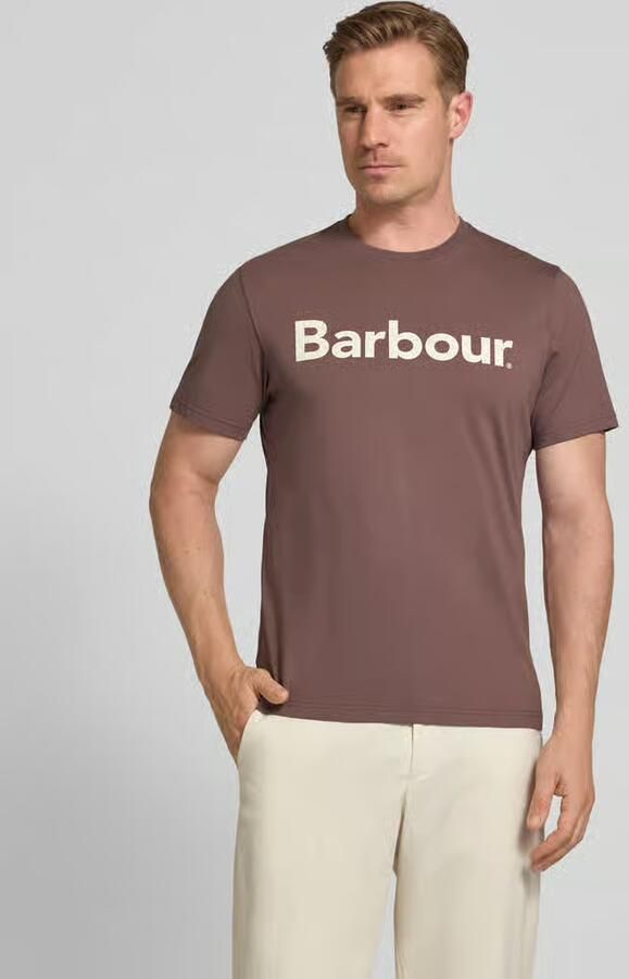 Barbour regular fit T-shirt van puur katoen - Foto 5