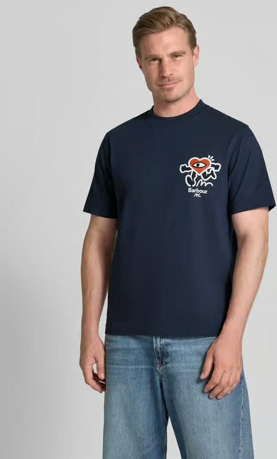Barbour regular fit T-shirt van puur katoen - Foto 2