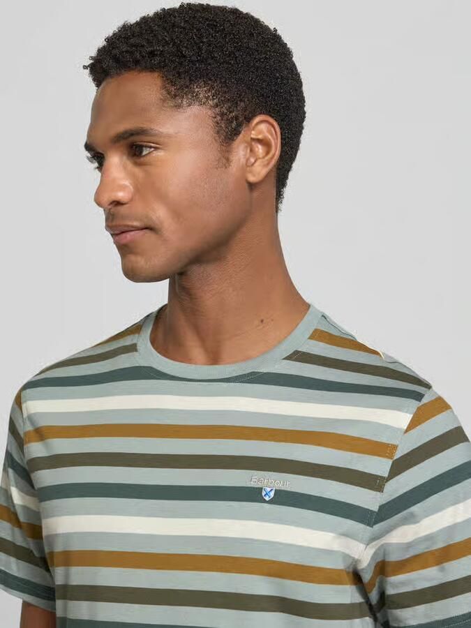 Barbour regular fit T-shirt van puur katoen model 'ROKEBY'