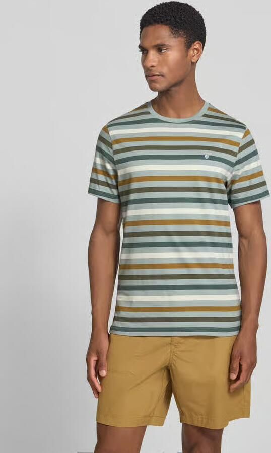 Barbour regular fit T-shirt van puur katoen model 'ROKEBY' - Foto 2