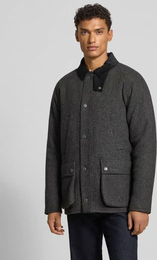Barbour Regular fit wollen jack met corduroy model 'BEDALE' - Foto 2