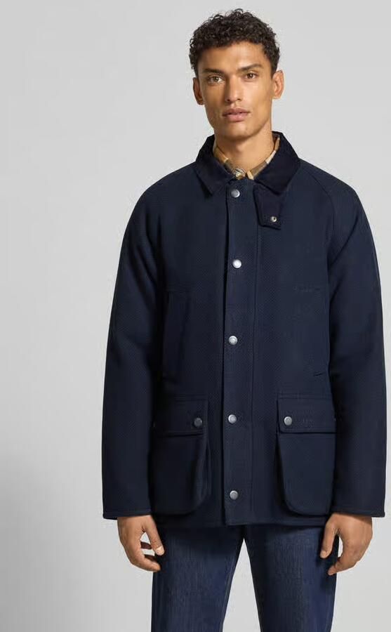 Barbour Regular fit wollen jack met corduroy model 'BEDALE' - Foto 2
