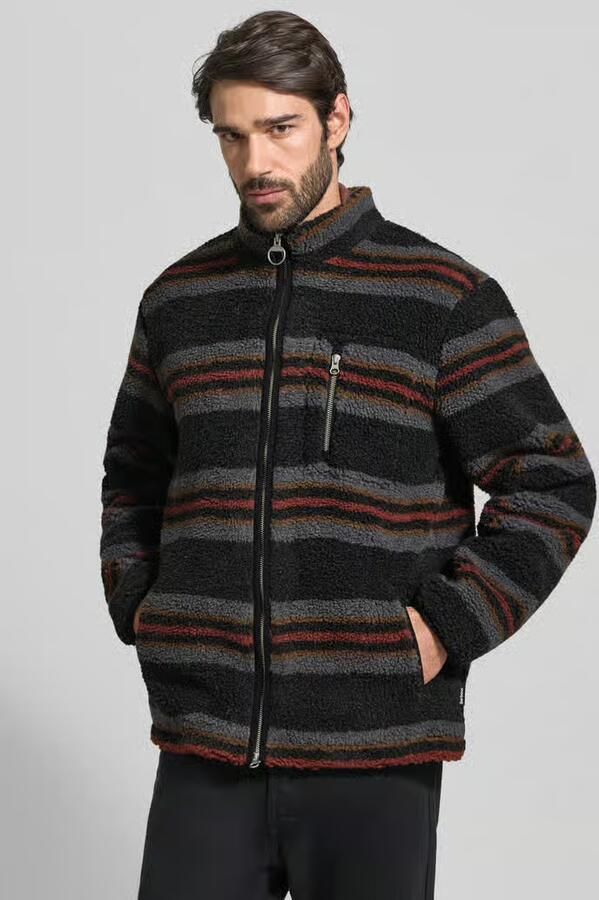 Barbour Regular fit fleecejack met opstaande kraag - Foto 3