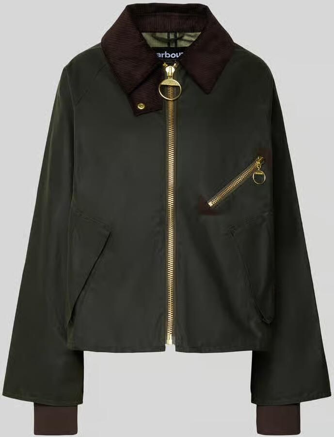 Barbour Relaxed fit gewaxt jack van puur katoen model 'ARLENE'