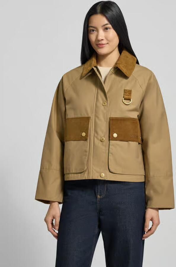 Barbour Relaxed-fit jack van katoenmix met corduroy kraag model 'PHOEBE' - Foto 2