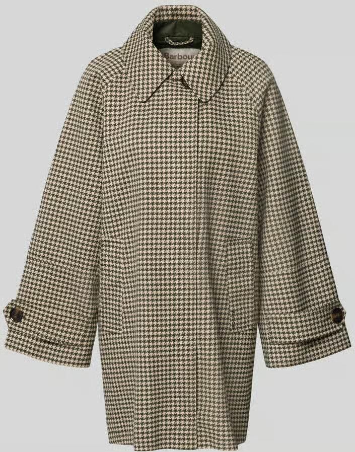 Barbour Relaxed fit lange functionele jas met vichy-motief model 'KENNEDY'