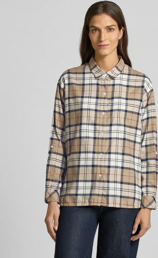 Barbour Relaxed fit overhemdblouse van puur katoen model 'ELISHAW' - Foto 3