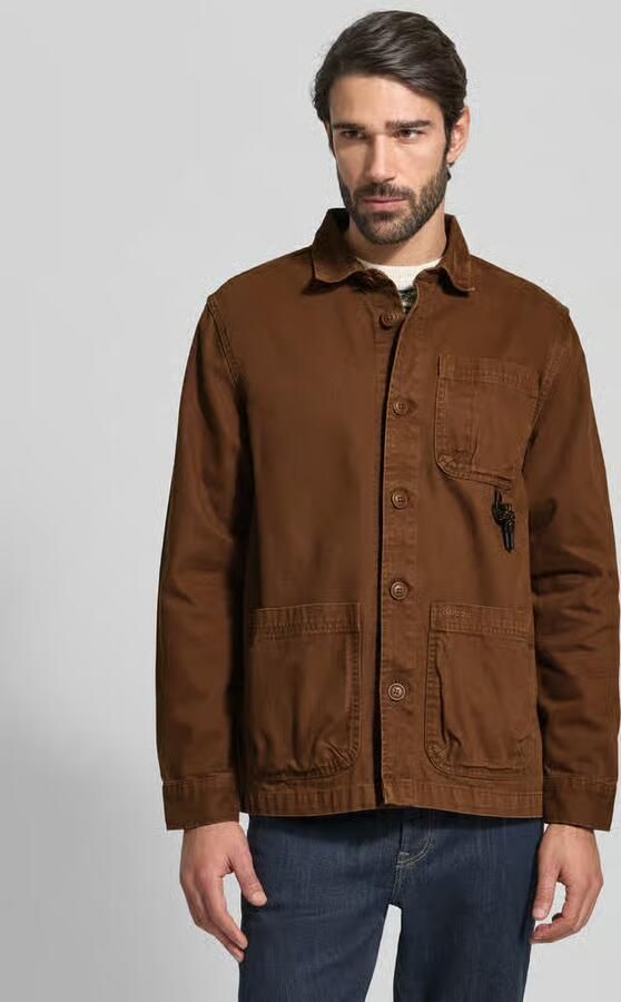 Barbour Relaxed fit overhemdjack van puur katoen
