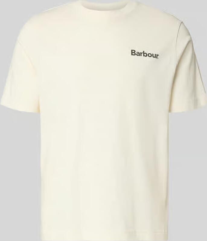 Barbour Relaxed fit T-shirt van puur Katoen Model 'Packling' - Foto 2