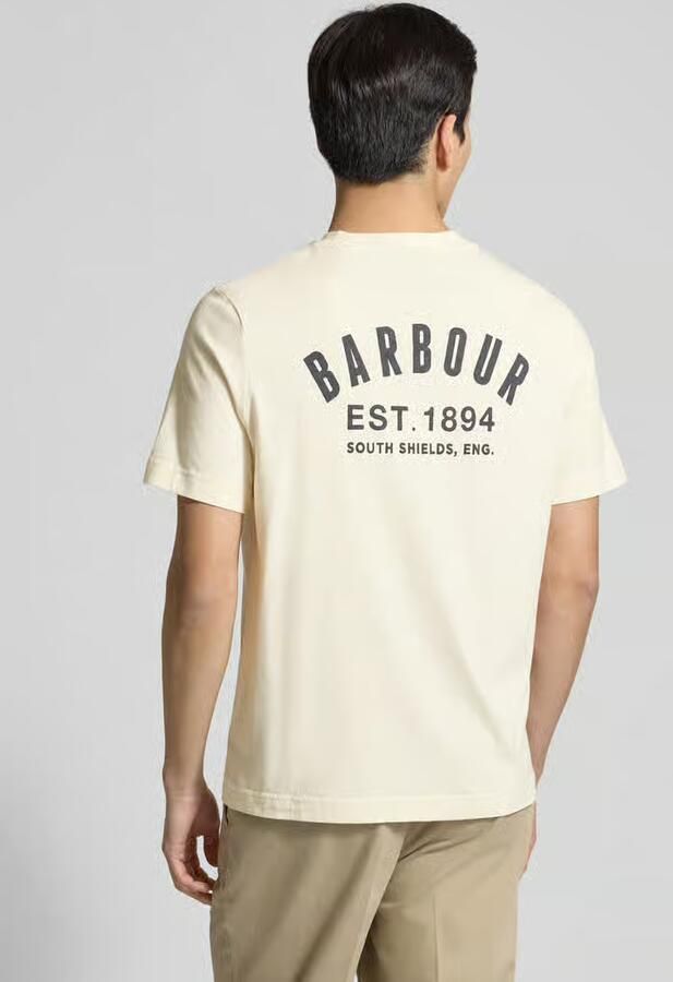 Barbour Relaxed fit T-shirt van puur Katoen Model 'Packling' - Foto 2
