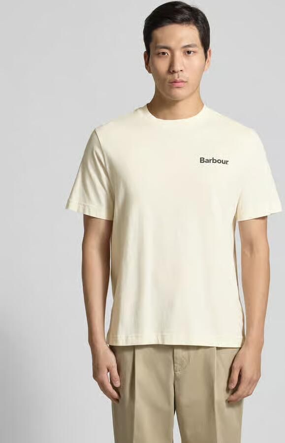 Barbour Relaxed fit T-shirt van puur Katoen Model 'Packling' - Foto 4