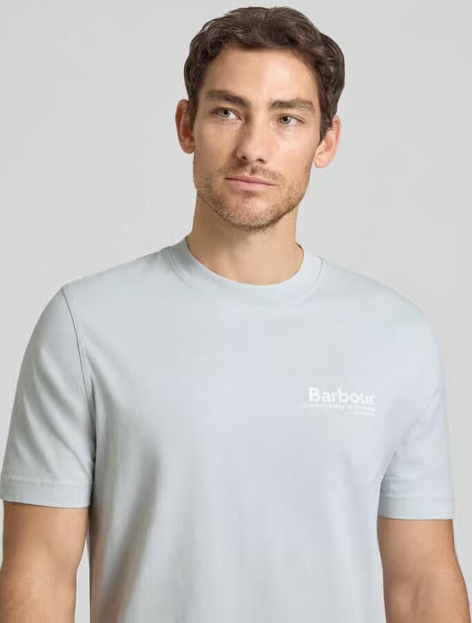 Barbour relaxed fit T-shirt van puur katoen model 'WILDFELL'