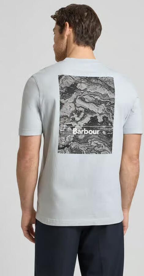 Barbour relaxed fit T-shirt van puur katoen model 'WILDFELL' - Foto 3