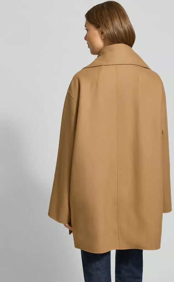 Barbour Relaxed lange wollen jas met geïntegreerde sjaal model 'CLEMENTINE' - Foto 4