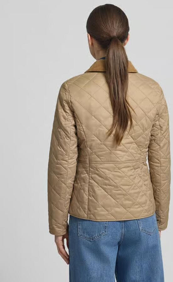 Barbour Shaped fit gewatteerde jas met cordkraag model 'DEVERON' - Foto 4