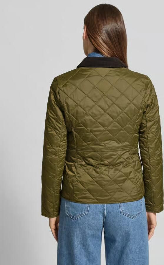 Barbour Shaped fit gewatteerde jas met cordkraag model 'DEVERON' - Foto 4