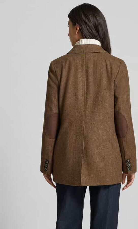 Barbour Shaped fit lange blazer van pure wol model 'ELM'