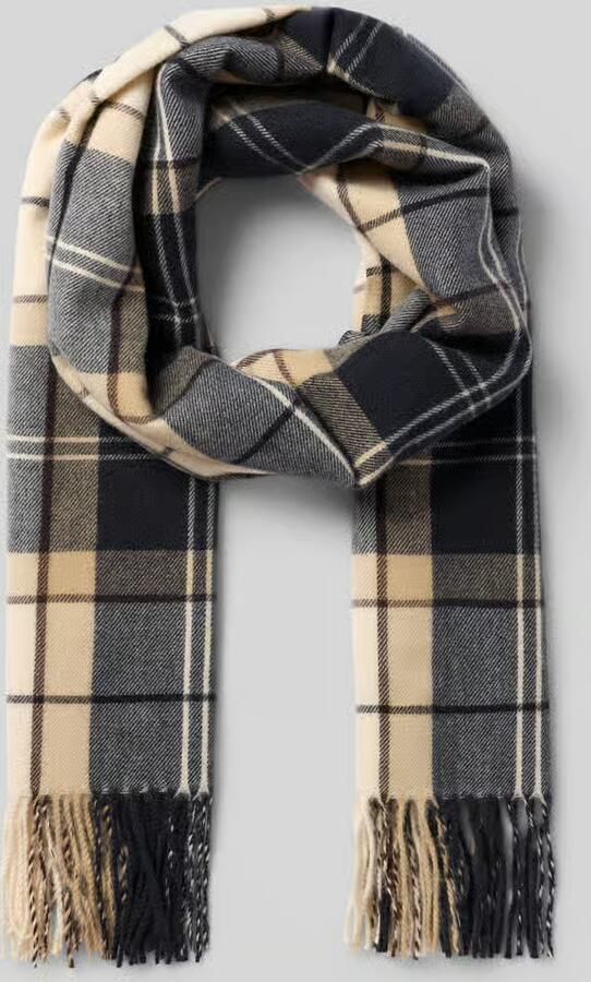 Barbour Sjaal met all-over motief model 'HAILES'