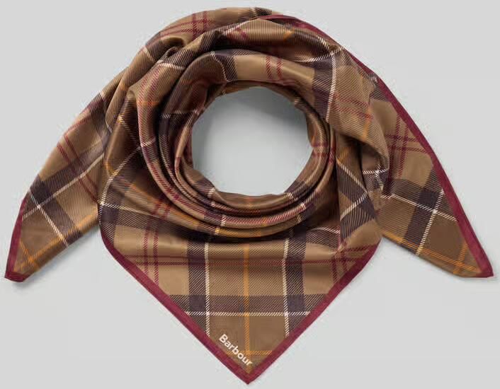 Barbour Sjaal met logoprint model 'KINSALE'