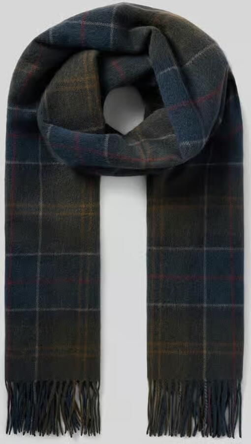 Barbour Sjaal Braden Wol Classic Tartan Groen - Foto 2