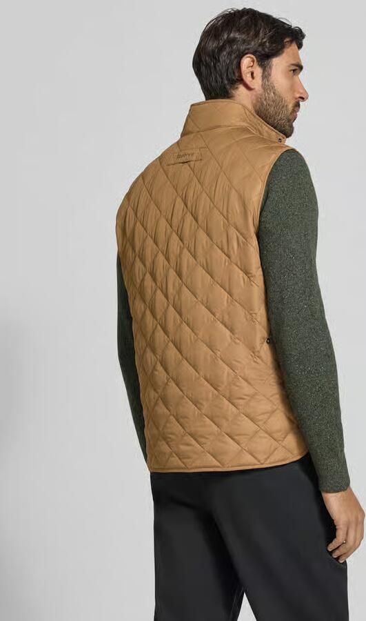 Barbour Slim Fit bodywarmer met gestikt logo model 'NEW LOWERDALE' - Foto 3
