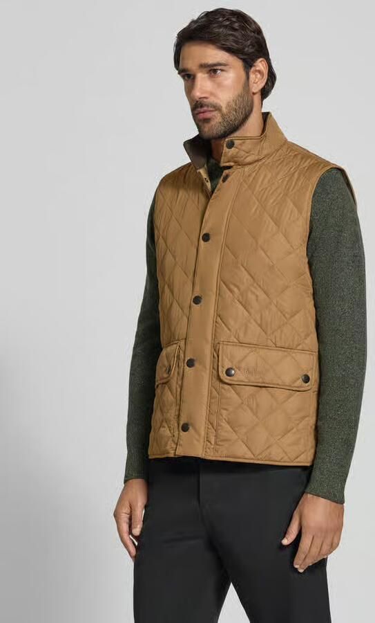 Barbour Slim Fit bodywarmer met gestikt logo model 'NEW LOWERDALE' - Foto 2