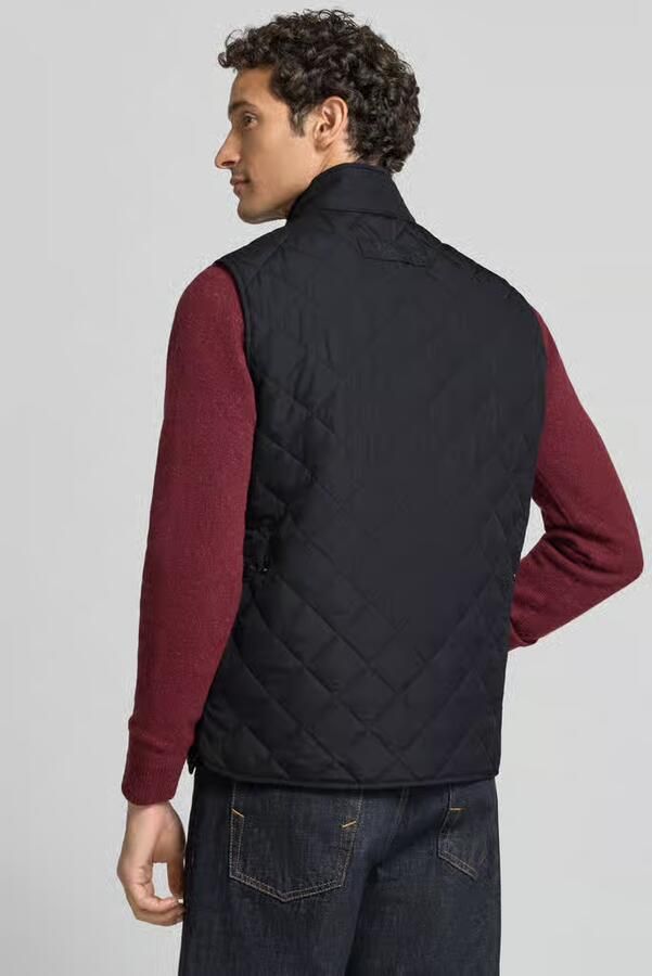Barbour Regular fit bodywarmer met drukknopen model 'LOWERDALE GILET' - Foto 6