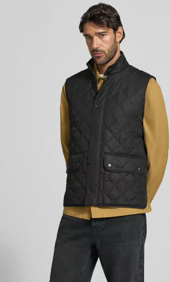 Barbour Regular fit bodywarmer met drukknopen model 'LOWERDALE GILET' - Foto 3