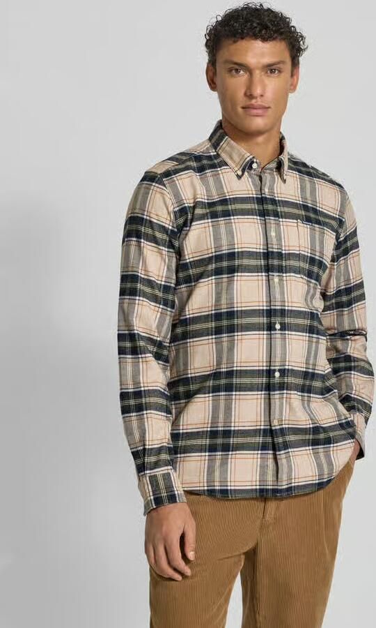Barbour Tailored fit vrijetijdsoverhemd met button-downkraag model 'Betsom' - Foto 3