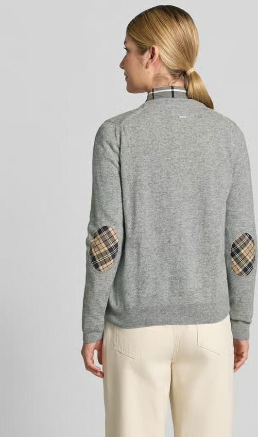 Barbour Slim fit gebreid jack van mix van wol en katoen - Foto 3